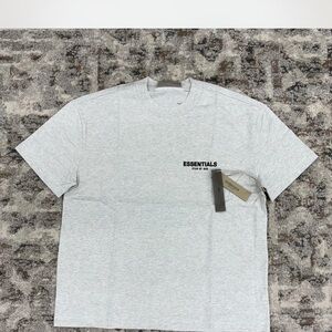 Essentials Light Gray Short Sleeve Tee